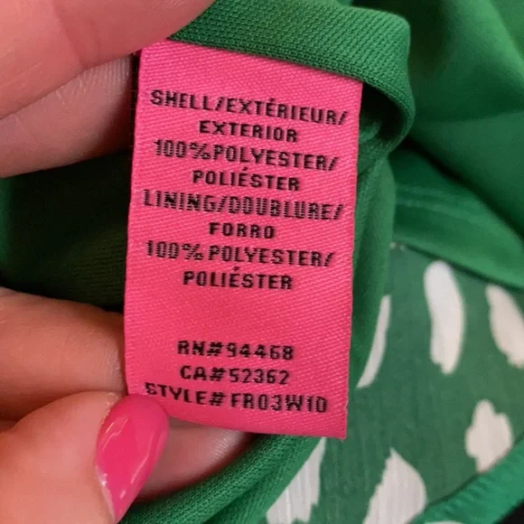 Betsey Johnson Green Polka Dot Dress - Picture 5 of 5